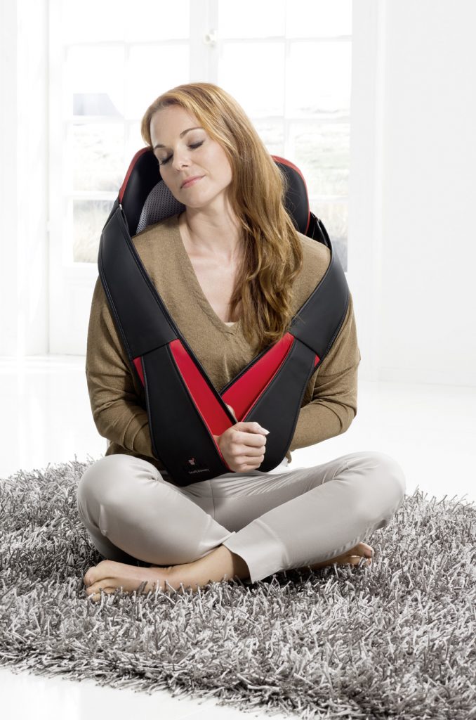 Massagekudde Casada Miniwell Twist 2 Go modell straps3