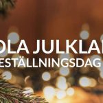 Sista beställningsdag 16 dec