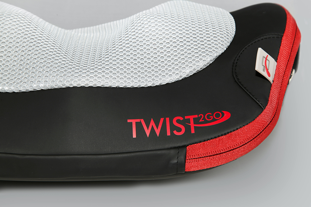 Massagekudde Casada Twist2Go detalj logo